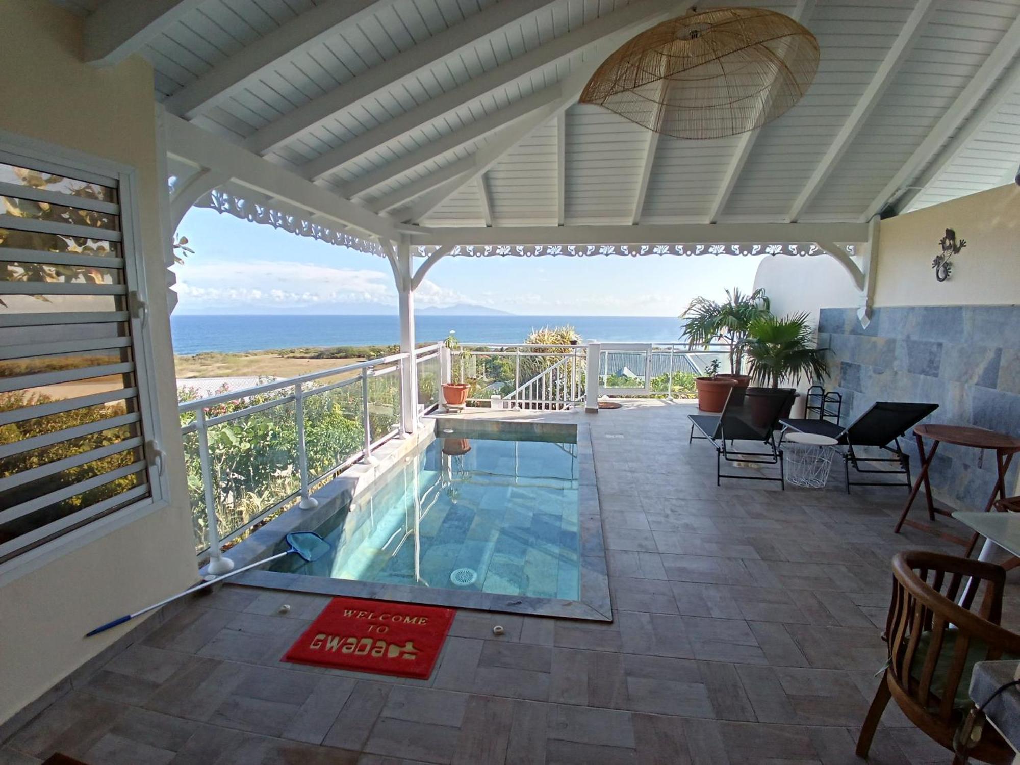 Aux Colibris Amoureux : Loft De Standing Avec Vue Mer Grand-Bourg  المظهر الخارجي الصورة